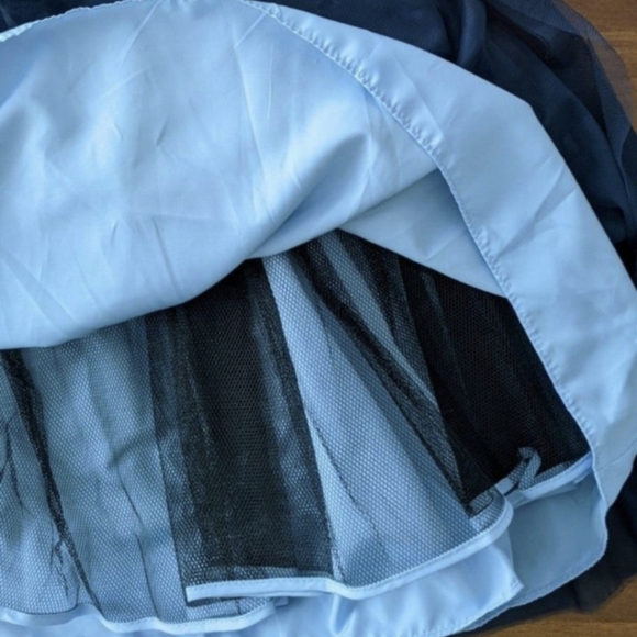 Kids Dream girls Navy Lace Party formal dress Cap Sleeve Size 5 - Picture 5 of 10